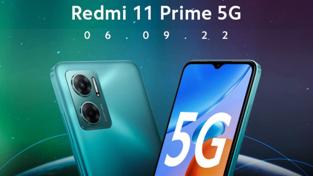 Redmi 11 Prime 5G set to launch in India on September 6