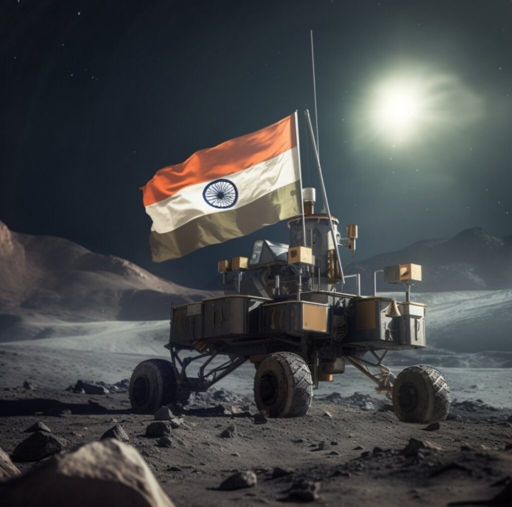 india on the moon
