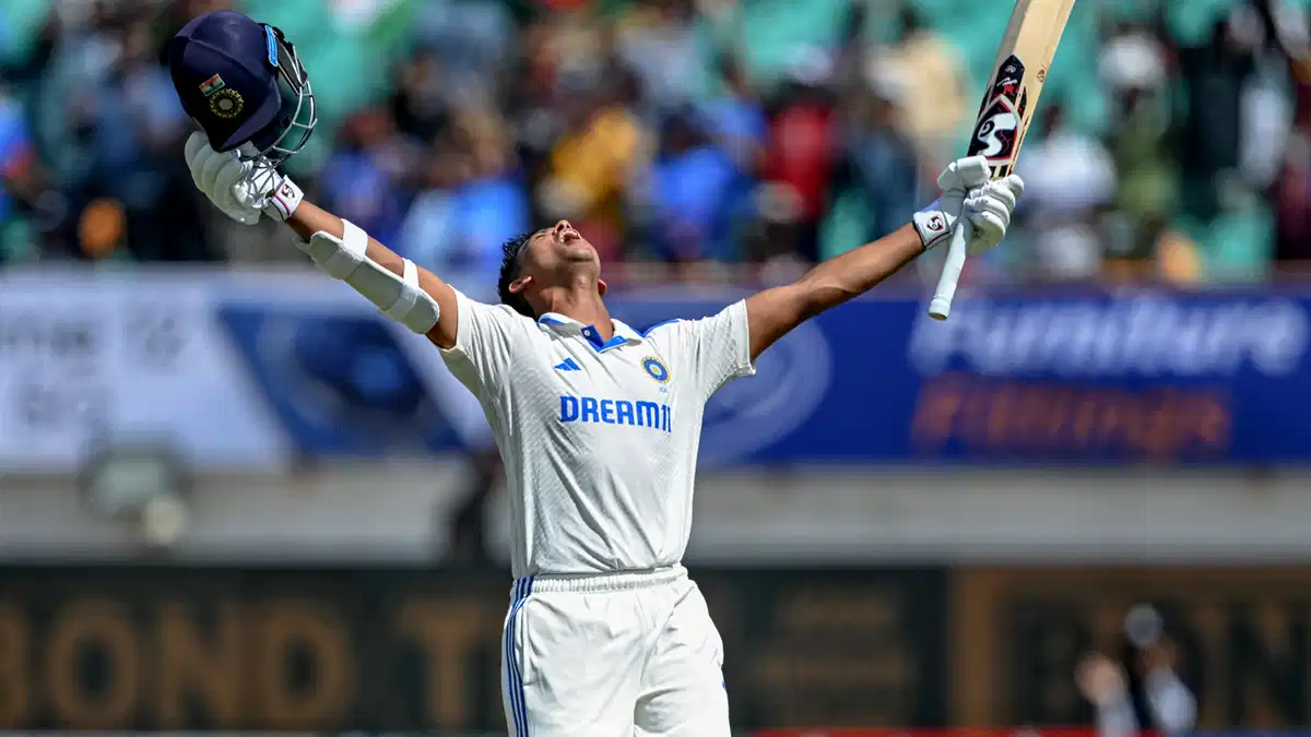(Watch) Yashasvi Jaiswal Scored Consecutive Double Hundred In Rajkot Test
